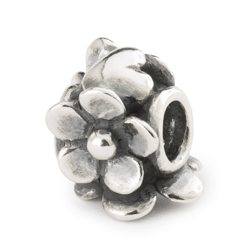 トロールビーズ Trollbeads ハートフェルト ブルーム・ビーズ Heartfelt Bloom Bead シルバー Silver 花  Flower マザーズデー